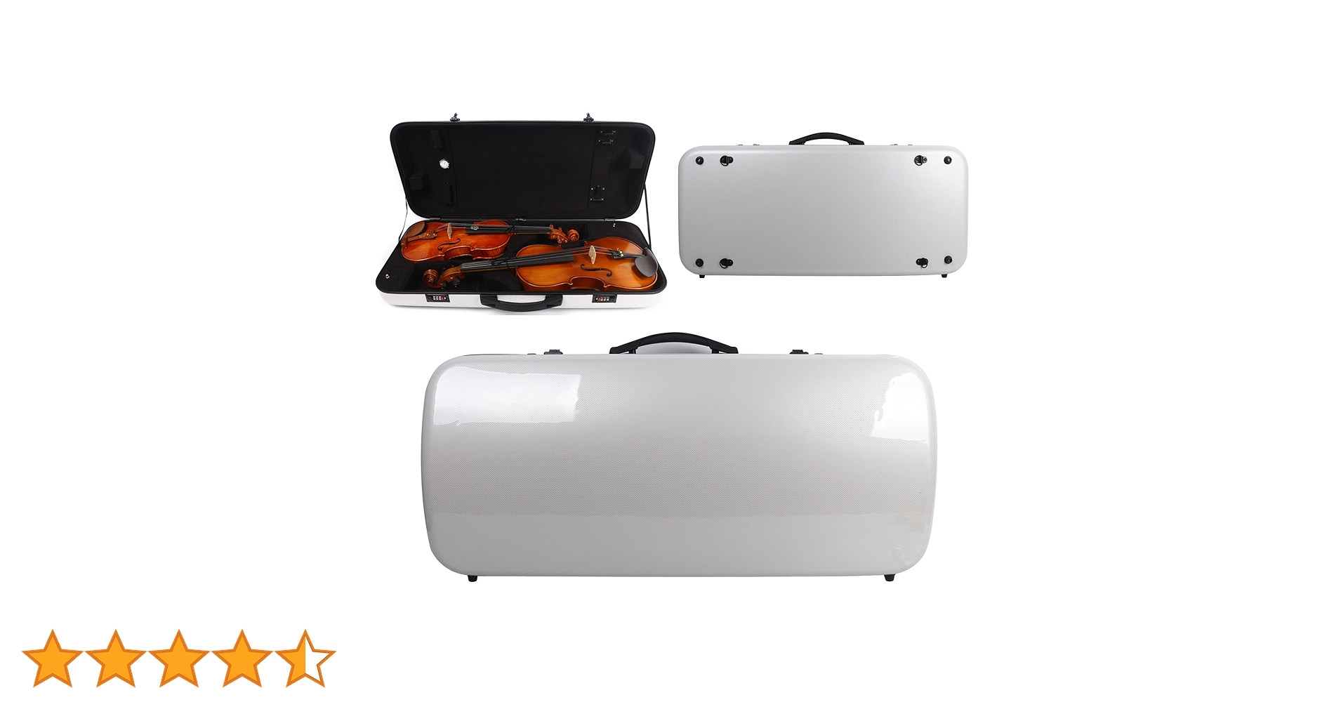 Amazon.co.jp: Yinfente ダブルバイオリンケース バイオリン/ヴィオラ